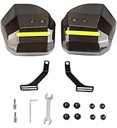 OBEST ナックルガード 汎用 バイク スクーター TYPE2 スモーク バイザー ハンドガード ハンドルカバー 風防 雨除け 防寒対策 (31697)