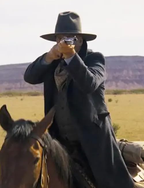 Kevin Costner Horizon An American Saga Grey Wool Western Cowboy Trench Coat4