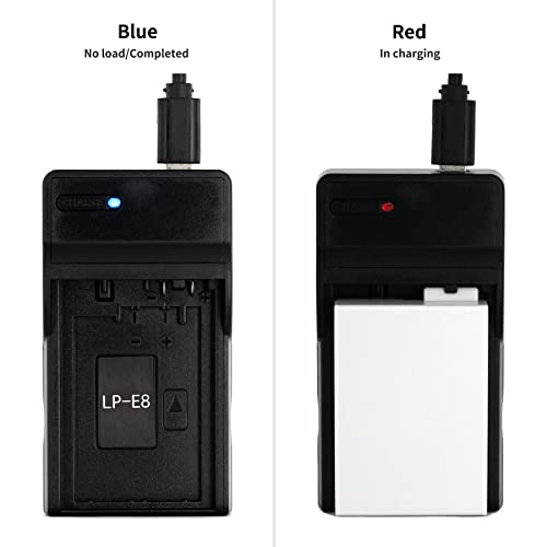 Lp-E8 Usb Charger For Canon Eos 550D, Eos 600D, Eos 650D, Eos 700D, Eos Kiss X4, X5, X6I, Eos Rebel T2I, Eos Rebel T3I, Eos Rebel T4I, Rebel T5I Camera And More #TOP3