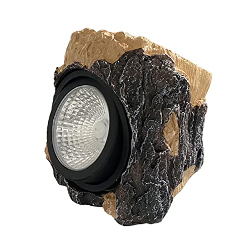 BESPORTBLE Luces decorativas solares solar garden lights iluminacion jardin solar luces solares al aire libre ligero luces de la pasarela luces solares para pasarelas resina Light Brown