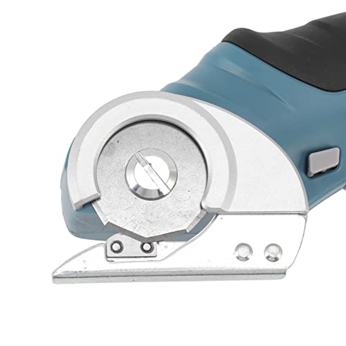 Fockety Tijeras eléctricas sin Cable, Tijeras para Cortar Tela, alfombras y Cuero, Potente Mini Cortador eléctrico Cortador de alfombras con batería Recargable, Cuchillas de Corte