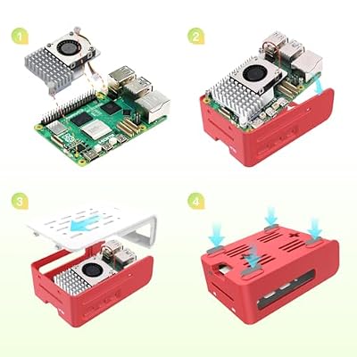 iRasptek Basic kit for Raspberry Pi 5 2GB RAM Includes Active Cooler and Pi5 Case