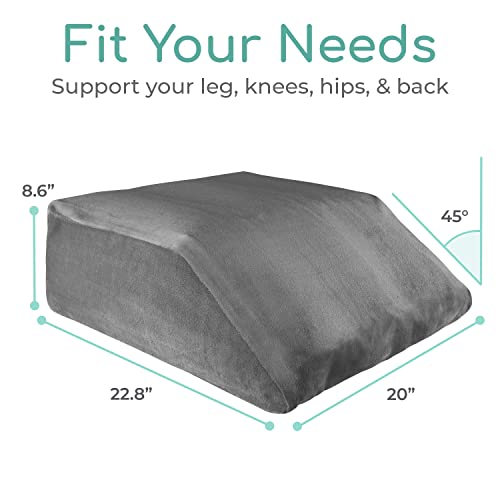 Xtra Comfort Inflatable Leg Rest Pillow - Ultralight And Portable Travel Cushion For Ankle, Knee And Leg Elevation Footrest Support - Soft And Adjustable Sleeping Wedge For Men, Women, Kids #TOP4