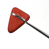 Precisión: el martillo presenta un diseño de cabeza triangular, para una percusión precisa del tendón.