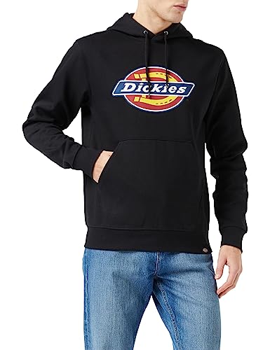Dickies Herren Logo Graphic fleece hoodie Hooded Sweatshirt, Heather Grey,...