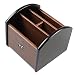 YCL YUCHUNLIN Rotating Remote Control Holder, Pen Holder for Desk,Wooden Remote Storage Organizer,TV Remote Control Caddy@YCL872R Pen Container