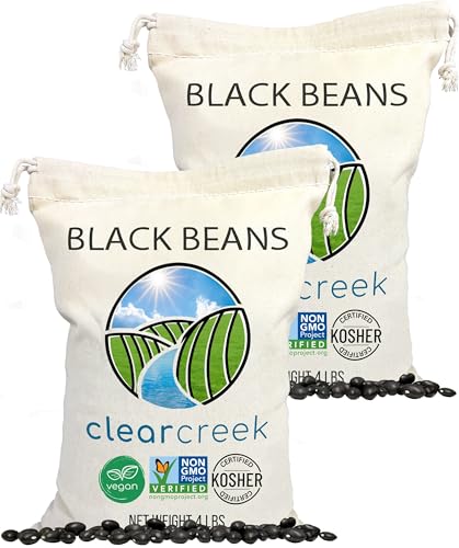 Washington state grown black beans, 8 lb