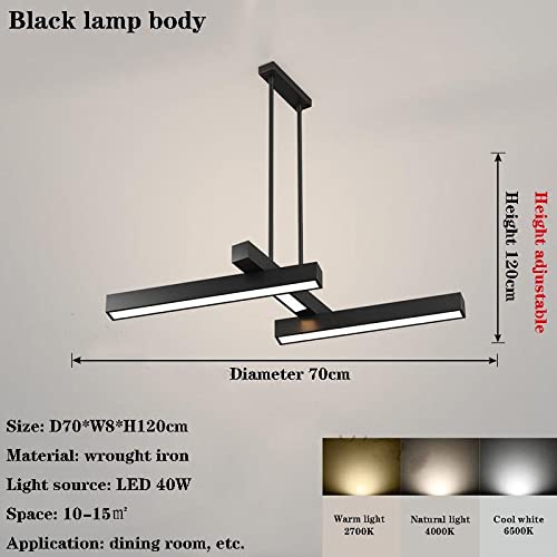 Suspension LED rotative noire pour illuminer le séjour avec élégance - 7