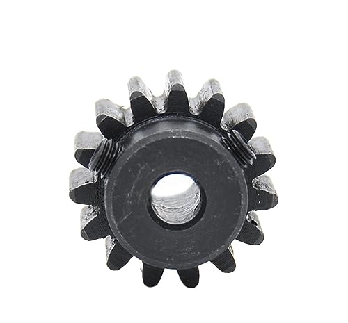 Bevel Gear Pinion Hardware Mechanical 1pcs Convex Gear Pinion 1.5Module 12Teeth 5/6/6.35/7/8mm Hole Dia 1.5M Spur Gear for Machine(8mm)