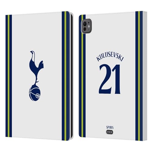 iPad Pro 11 M4 M5 étui cuir Tottenham Hotspur Dejan Kulusevski housse