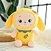 Decanyue 25-85 cm Bambola di Coniglio Bambino Sonno Comfort Giocattolo Frutta Peluche Vocal Piccola Bambola afferrare Macchina Bambola di pezza 85 cm Giallo Ananas Coniglio