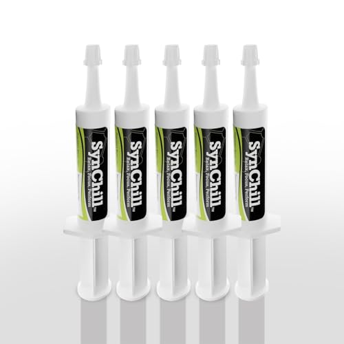 Image of SynChill Horse Calming Supplement Gel, 5 Pack | Composure & Focus | 100% natural • Supports focus & composure • Drug-free • Trusted by equine professionals • Made in USA