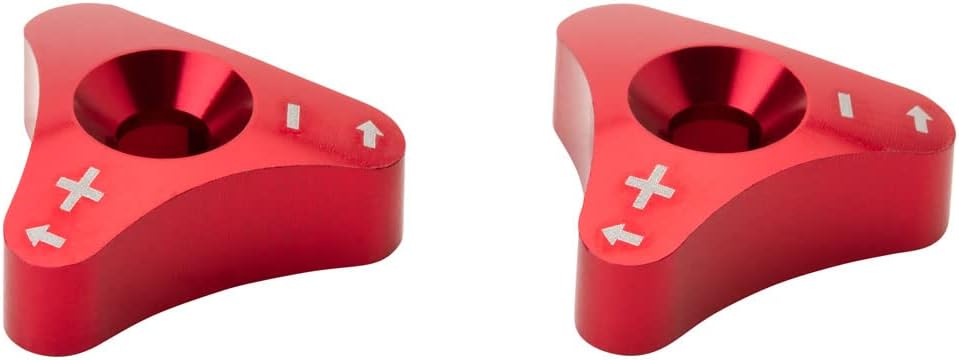 TUSK Billet WP Fork Adjuster Knobs Red for KTM 144 SX 2007-2008