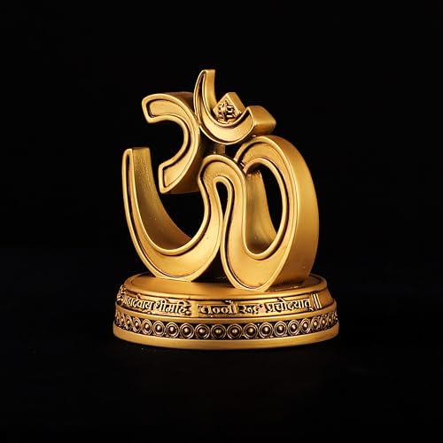 Estatua Om Idol 3 Pulgadas Símbolo Sagrado AUM miniatura 3