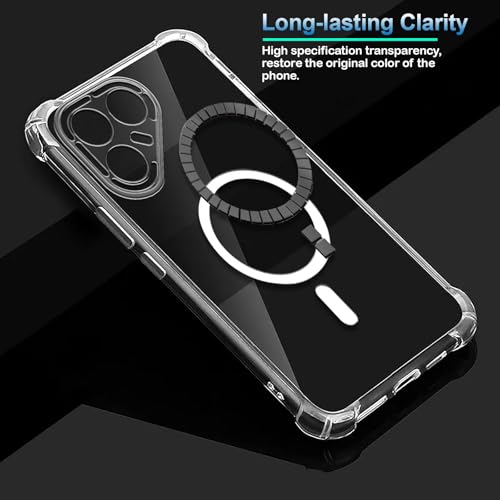 Image of Amazon Brand - Solimo Thermoplastic Polyurethane Wireless Charging Support Back Cover for Tecno Pova 7 Pro 5G Wireless Charging Support Back Cover - Transparent