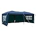 Tangkula 10’X20’ EZ POP UP Tent Gazebo Wedding Party Folding Canopy Carry Bag Cross-Bar