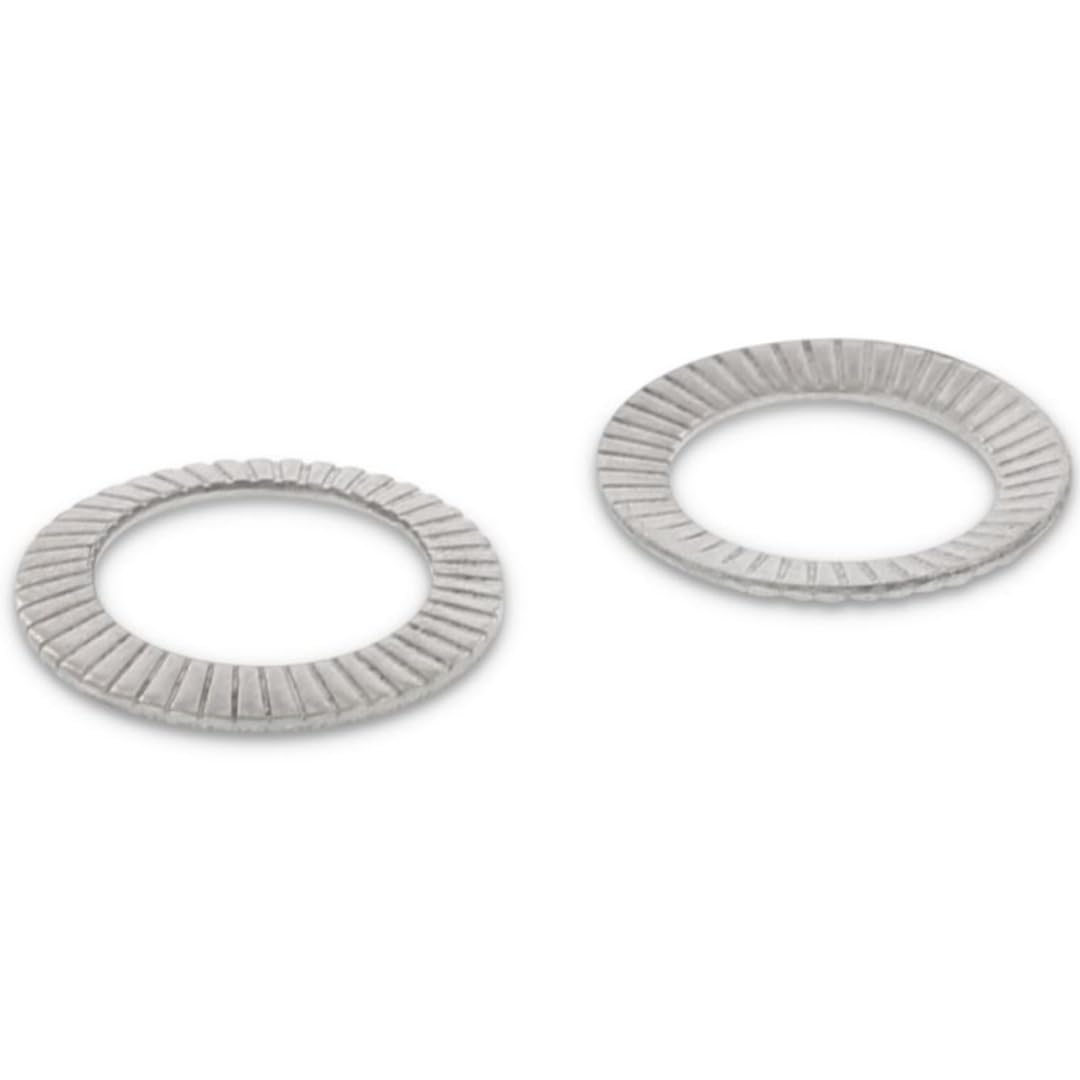 Dischi di sicurezza forma S M24, 25 pezzi (tutte le dimensioni), in acciaio inox A2 V2A, dischi a U dentati, rondelle ad alta tensione