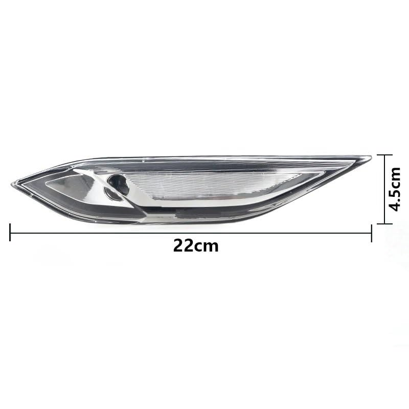Coque de clignotant Cayenne 2011-2014 pour rénover une signalisation latérale usée - 2