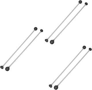 FAVOMOTO 6pcs Double- Marimba Mallets for Tongue Drum Lightweight Practice Drumsticks Smooth Finish for Gentle Sound Production and Performance