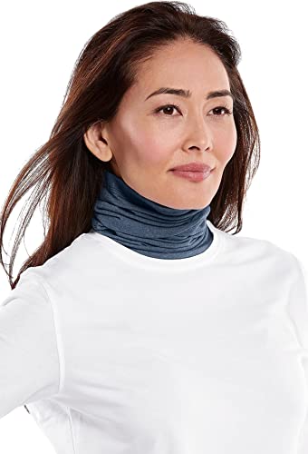 Coolibar - UV-schützender Nackenschutz für Erwachsene - Key West - Denimblau Cover