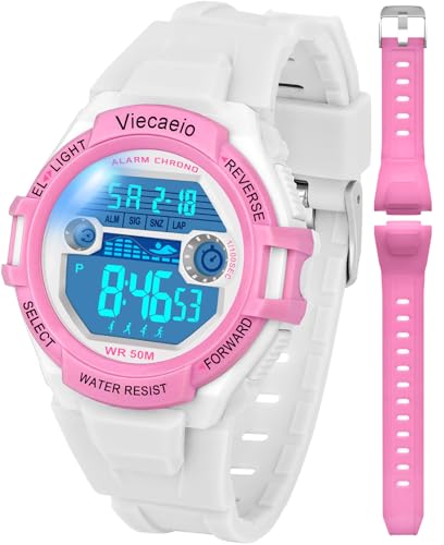 Image of Kids Digital Watch for Boys Girls, Waterproof LED Colorful Lights Sports Watch Suitable for 5-17 Years Old Teenagers (with Gift Box)