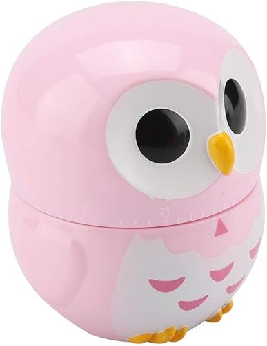 Miniatura 8 de Temporizador digital, lindos temporizadores con forma de animal para cocinar, temporizador de cocina con forma de búho, gestión del tiempo para