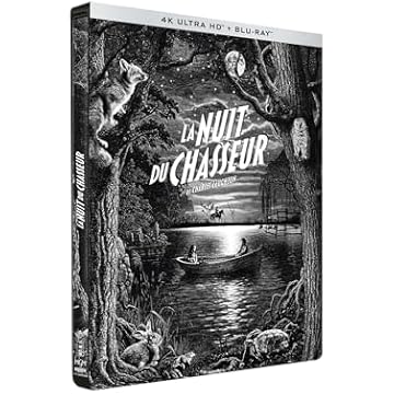 LA NUIT DU CHASSEUR - COLLECTOR STEELBOOK Edition Limitée - COMBO 4K + BLURAY [Édition collector limitée - 4K Ultra HD + Blu-ray - Boîtier SteelBook]