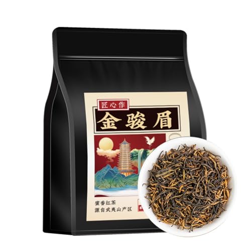Thé noir Jinjunmei en feuilles 250g de grand jardin de montagne pour amateurs de thés fins