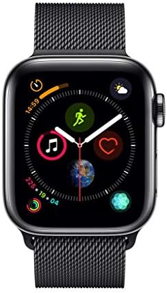 Apple Watch Series 4 (GPS + Cellular, 40mm) - Space Black Stainless Steel Case with Space Black Milanese Loop