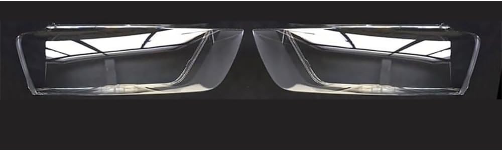 Car Headlight Lens Cover for Audi Q3 2010 2011 2012 2013 2014 2015 Front Lamps Headlights Transparent Lampshade Headlamp Shell Cover Lamp Hoods Caps,1 Pair