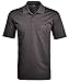 Produktbild Ragman Herren Softknit-Polo fein gestreift,Grau (Schiefer 027),XL