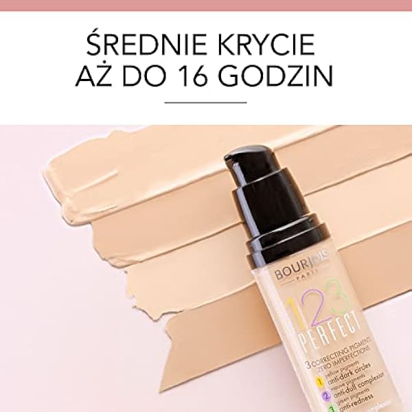 Bourjois 123 Perfect long-lasting opaque foundation № 52 - Vanilla, 30 мл