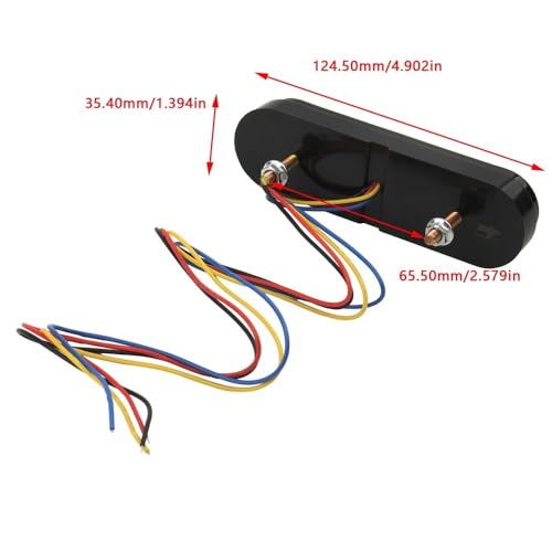 Luz trasera universal multifunción con freno e intermitentes integrados 6