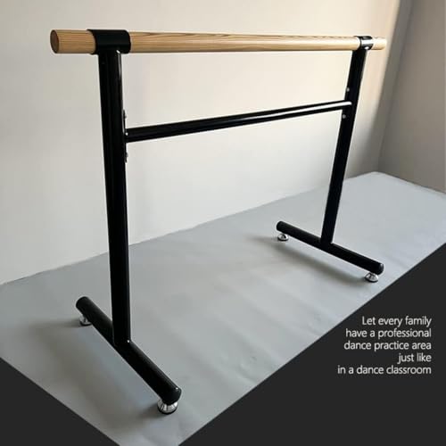 Barre de ballet double couche 80-105 cm structure stable durable - 6