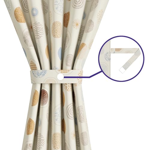 Image of Wakefit Printed Blackout Long Door Curtains 9 Feet | Set of 1 | Upto 99% Room Darkening | Double Layered Fabric | Thermal Insulated & Noise Reducing Curtains for Living Room & Home Decor | Graweave