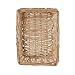 Household Essentials Woven Market Basket, Handwoven Willow Weave, Stylish Handles with Durable Metal Anchors, Classic and Versatile, Attractive, Spacious, Lightweight, Natural