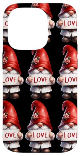 Carcasa para iPhone 14 Pro Unique Love Gnome Accessories For Girls Funny Valentines Day