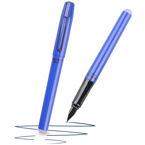 McNeill - Ghost Pen mit Metallclip radierbarer Füllhalter für Schule & Alltag | Für Rechts- & Linkshänder | Thermisch radierbare Tinte ergonomisch nachfüllbar (lila)
