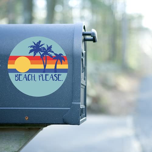 Imán tropical decorativo Beach Please de 5.5 pulgadas miniatura 6
