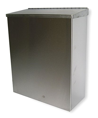 Tough Guy Sanitry Napkn Rcptcl, 12-1/2In.x10-3/4In, Silver Tough Guy Sanitry Napkn Rcptcl, 12-1/2In.x10-3/4In, Silver
