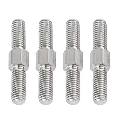 Tiges à tête hexagonale M6 x 40 mm en acier inoxydable lot de 4 pièces à double filetage