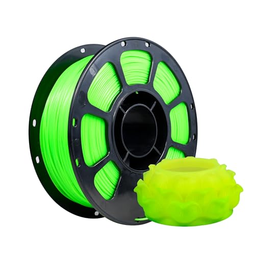 Image of iBOSS 3D Printer Filament, Temperature Color Change PLA+ Filament 1.75mm, Neatly Wound 3D Printing Filament, Dimensional Accuracy + /-0.02mm, Fit for Most FDM 3D Printers, 1KG Spool. (Green to Yellow)