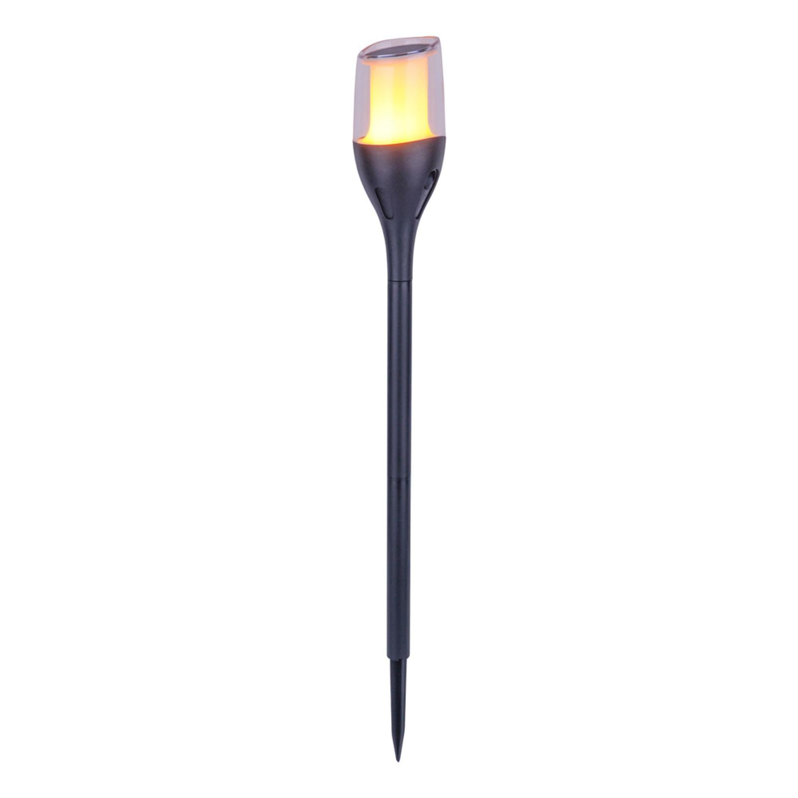 Solar Wegelampen Gartenleuchten LED Außenbeleuchtung 12er Set Solarleuchten | BURI Solarleuchte mit Dämmerungssensor, wetterfest und energiesparend für Gartenweg, Balkon, Terrasse und Eingangsbereich