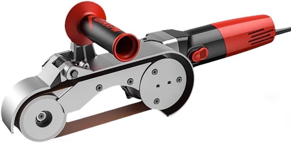 Electric Round Tube Drawing Machine Working Head 10-250MM Diameter Stainless Steel Pipe Polishing Machine 618x40MM Belt Sander