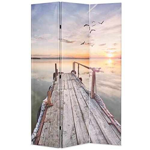 Paravent cadre en bois occultant pour masquer un espace de travail à la maison