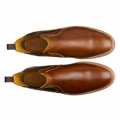Steel Toe Chelsea Boot Wallace Amber4