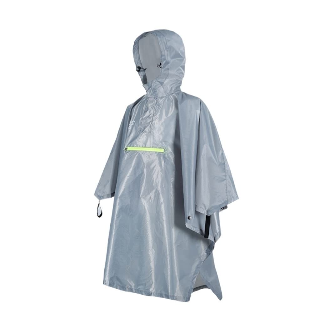 Habrur Raincoat Poncho Raincoat Waterproof Raincoat Men's Raincoat Women's One Size Awning Poncho Raincoat Rain Coat (Color : C, Size : One Size)