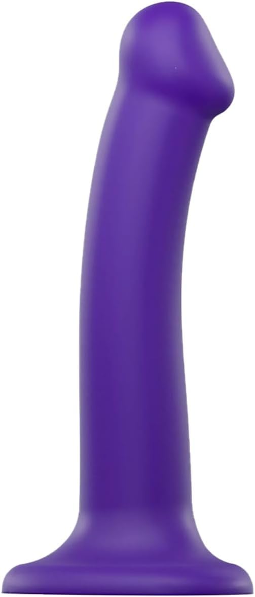 Strap-On-Me Fallo Flessibile Doppia Densità | Modello Semi-Realistico Ultra Morbido in Silicone 100% | Impermeabile e Compatibile con Imbrago e Lingerie | XXL, XL, L, M, S
