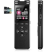 Amazon.co.jp: 【64GB大容量＆52時間連続使用】 QZT ボイスレコーダー