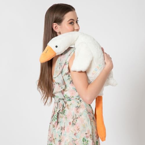 Image of ADORA Swan Duck Stuffed Animal Plush Soft Toy - 90cm, Soft Smooth Goose Duck Plush Stuff Toy Gifts for Child Boys Girls (White)